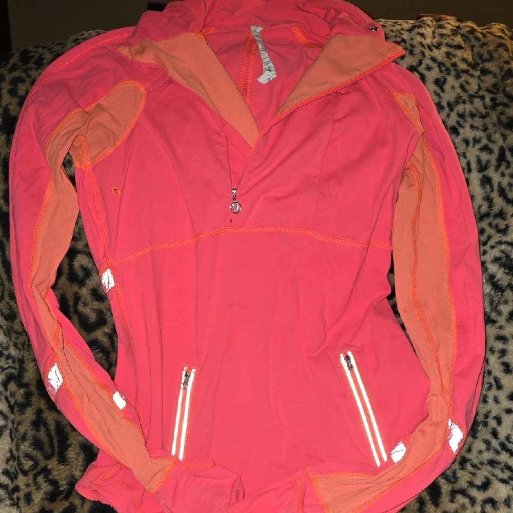 Lululemon Athletica Coral and Peach Jacket